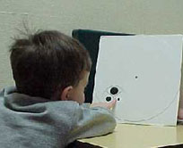 Child undergoing assessment